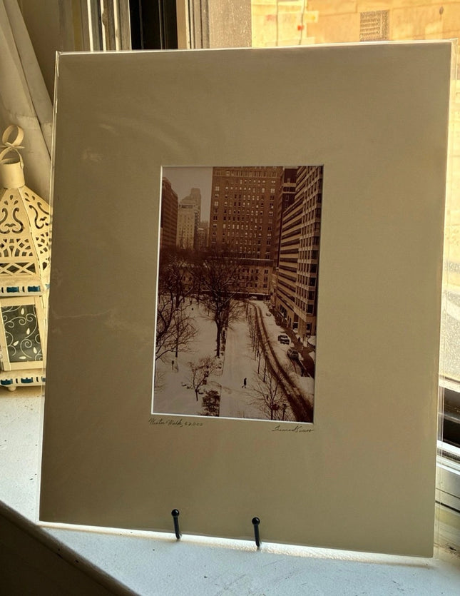 Winter Walk - 14" x 17" Matted