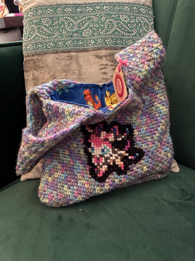 Hand-Crocheted Sylveon Purse