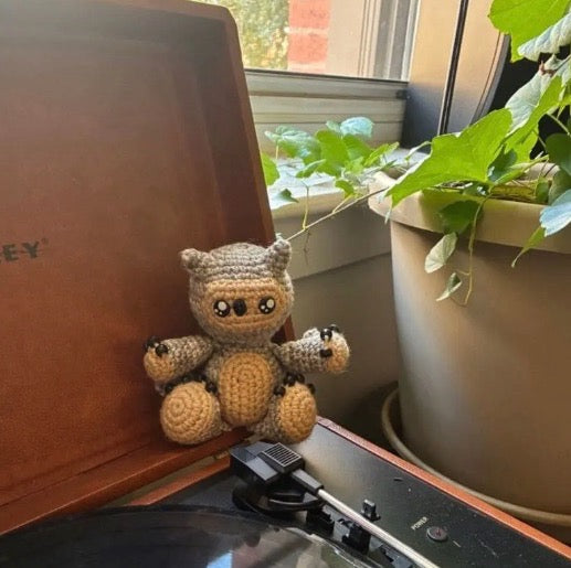 Hand-Crocheted “Owlbear” Plush