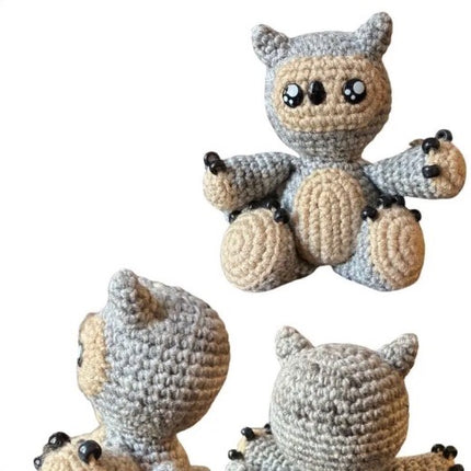 Hand-Crocheted “Owlbear” Plush