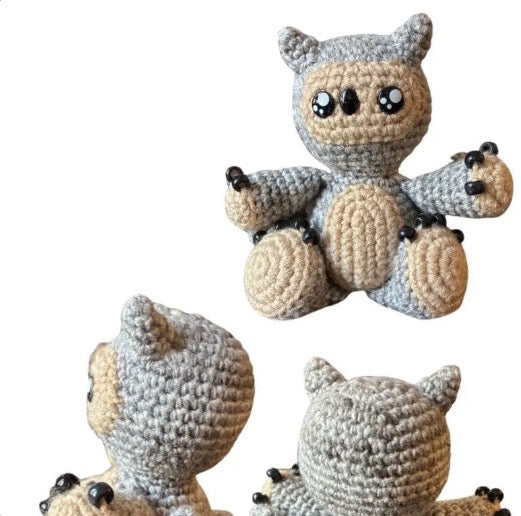 Hand-Crocheted “Owlbear” Plush