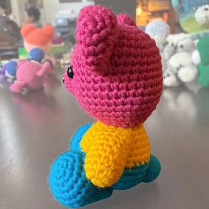 Hand-Crocheted “Pan Pride Bear” Plush