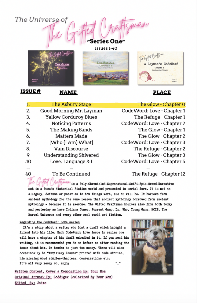 DIGITAL - The Glow Chapter 0 (Issue 1) - The Asbury Stage