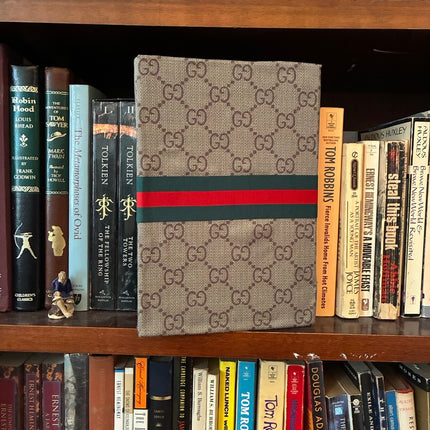 Upcycled Designer-Inspired Journal (9.5 x 6.25) – Handmade Sketchbook by Hilary Henwood